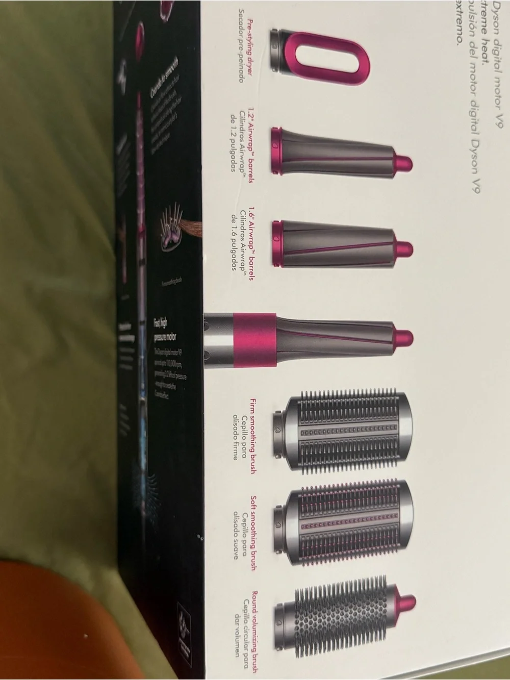 Dyson Airwrap Complete Hair Styling Set in Rose and Silver